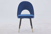 1/2/4/6 Velvet Dining Chairs Set Padded Seat Metal Leg Kitchen Home Office Chair