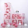 4X Baby Transparent Boxes Storage Ballons Kid Baby Shower Party Birthday Decor