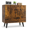 Wooden Storage Cabinet Freestanding Buffet Sideboard w/ Drawers Display Cupboard