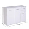 White High Gloss Sideboard Large Modern Storage Cabinet Buffet Cupboard Kitchen