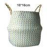 Flower Plants Seagrass Woven Storage Pots Bag Wicker Basket Straw Home Decor -C
