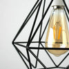 Metal Pendant Light Shade Ceiling Industrial Geometric Wire Cage Lampshade Lamp