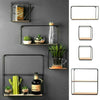 4Pack Vintage Industrial Wall Style Shelf Metal Wire Rack Storage Display Unit