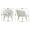 Velvet Oyster Scallop Shell Tub Chair Seat Armchair Wing Back Sofa Cafe Bedroom