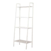 White Ladder Shelf 4Tier Storage Shelving Unit Standing Plant Display Metal Rack