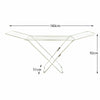Airer Folding Winged Dryer Rack 18 Metres Drying Space Clothes Indoor Outdoor