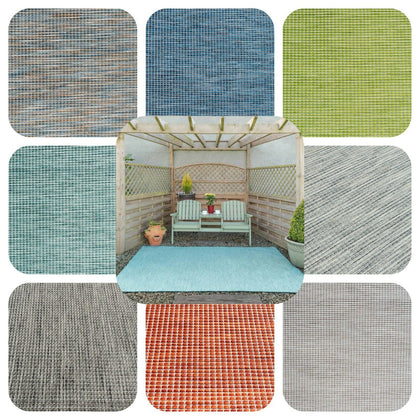Large Outdoor Rugs Modern Colourful Garden Summer Mat Rain Resistant Area Runner