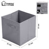 Non Woven Fabric Baskets Storage Box Cube Toy Magazine Bookcase Shelf 31x31x31cm