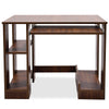 Computer Desk Laptop Wooden Drawer Home Office Work Study Writing Table White