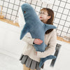 80CM Chubby Shark Plush Toy Animal Cute Ocean Pillow Pet Stuffed Doll Kids Gift