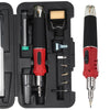Professional Soldering Iron Kit Gas Butane Auto Ignition Torch And Plastic Case
