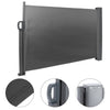 3M Retractable Side Awning Blind Screen Sunshade Garden Patio Windbreaker Grey