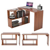 Corner Computer Desk L-shaped PC Table Workstation Home Office Study Furniture