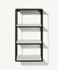 Dordie Wall Mounted Shelf Unit 4 Tier Black & Marble New 🚚 Free Delivery