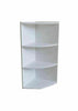 3 Tier Wall Mounted Corner Shelf Bathroom Shelves Cabinet Storage Unit White NEW