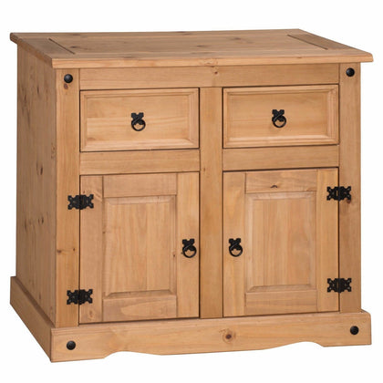 Corona Sideboard 2 Door 2 Drawer Solid Mexican Pine by Mercers Furniture®