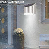 4x Super Bright LED Solar Powered Wall Light Door Fence Outdoor Garden Lighting