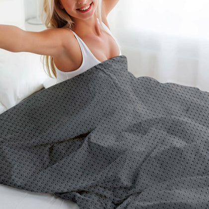 Super Soft Weighted Blanket Double Gravity Therapy Anxiety Sensory Sleep