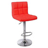 Cuban Bar Stools Faux Leather Gas Lift Modern Breakfast Kitchen Barstool Swivel