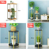 Industrial Bookshelf 6Tier Ladder Shelf Plant Display Rack Storage Shelving Unit