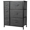 Fabric Chest of 7 Drawers Storage Cabinet Bedroom Furniture Standing Cupboard