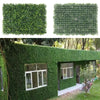 6x Large Artificial Hedge Plant Tiles Grass Mat Wall Panel Lawn Background Decor