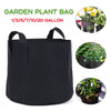 5PCS/SET 1 3 5 7 10 Gallon Fabric Root Pots Garden Vegetable Plant Grow Pot Bags
