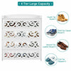4 Shelves Shoe Cabinet Storage Cupboard Footwear Stand Rack Wooden Unit White