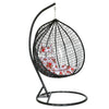 Hanging Swing Rattan Chair Patio Garden Egg Chair With Cushion Indoor Outdoor