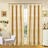 Luxury Jacquard Curtains Fully Lined Eyelet Ring Top Bedroom Living Room Curtain