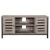 TV Stand TV Console Unit with Shelves Cabinet with Storage Louvred Doors LTV43MB