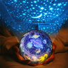 LED Rotating Light Projector Star Moon Sky Room Night Mood Lamp Light Baby Kids