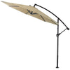 Garden Sun Parasol 3M Banana Patio Hanging Umbrella Cantilever Shelter w/ Base