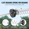 VEVOR 100 ft Zip Line Kit for Kids Adult Trolley Slackers Zipline Up to 500 lb