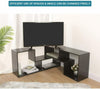 TV Stand Unit Cabinet Sideboard Beside End Standing Table Bedroom Living Room UK