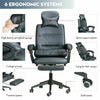 Office Racing Chair Gaming Swivel PU Leather Computer Seat Home Office +Footrest