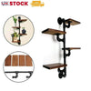UK Vintage Industrial Pipe Wooden Wall Floating Shelf Storage Shelving Unit GL