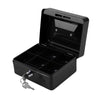 6" inch Small Key Lock Petty Cash / Piggy Bank Money Box Pot Safe Lockable Safe