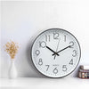 Wall Clock Illuminated / Solid Numerals Silent Retro Chic Decor 12-13inch Clocks