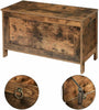 HOOBRO Storage Chest Flip Top Retro Toy Box Organizer Entryway Storage Bench
