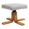 Occasional Recliner with Ottoman 3-Position Adjustable Reclining Lounger Chair