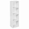 FREE STANDING CUBE 2 3 4 TIER WOODEN BOOKCASE STORAGE SHELF UNIT DISPLAY WOOD