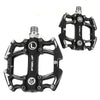 2X Mountain Bike Pedals Flat Platform Aluminum Alloy Sealed Bearing Pedals