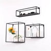 Wall Mounted Metal Wall Shelf Decorative Floating Shelves Bookshelf Record Hoder