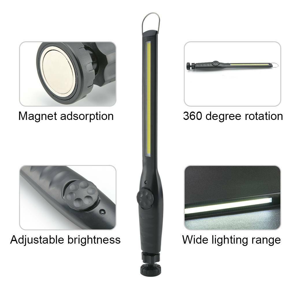 LED Rechargeable Work Light Hand Torch Inspection Magnetic Lamp – Quildinc