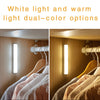 USB Rechargeable Strip Wireless PIR Motion Sensor LED Light Cabinet Closet Lamp