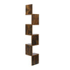 Floating Corner Shelf Wall Mounted Bookshelf Storage Display Unit 5 Tier UK