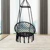 Hanging Hammock Swing Chair Rope Knitted Outdoor Indoor Macrame Hammock Seat