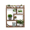 Anti-drop Sturdy Plant Stand Wood Flower Rack Indoor Garden Corner Display Shelf
