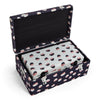 Storage Trunks Set of 2 Chest Polka-Dot Velvet Rose Gold Case Box Organiser